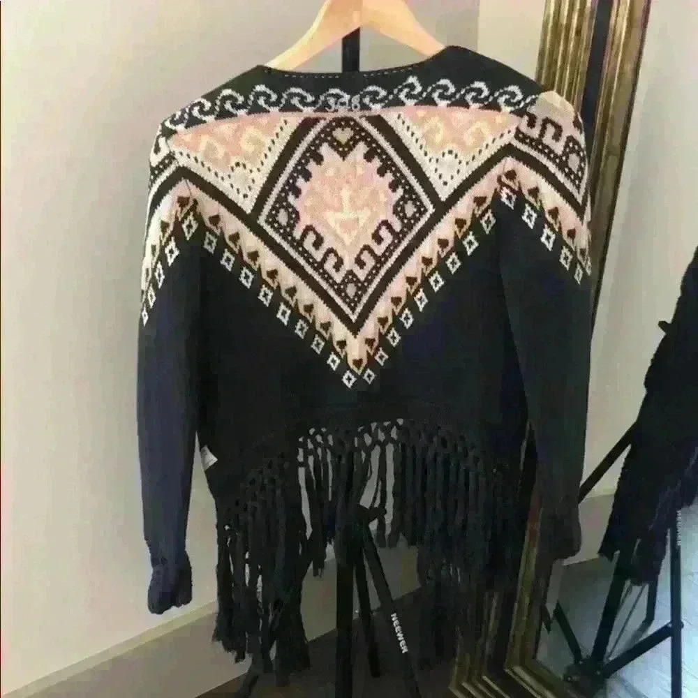 AZTEC FRINGE CARDIGAN odd molly - Picture 4 of 4